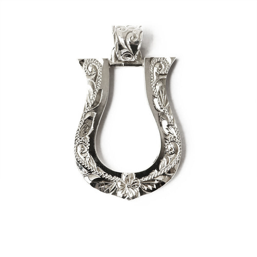 ハワイアン ホースシュー（馬蹄） ペンダントトップ L表題/ハワイアンジュエリーブランドPUAALLY(プアアリ)