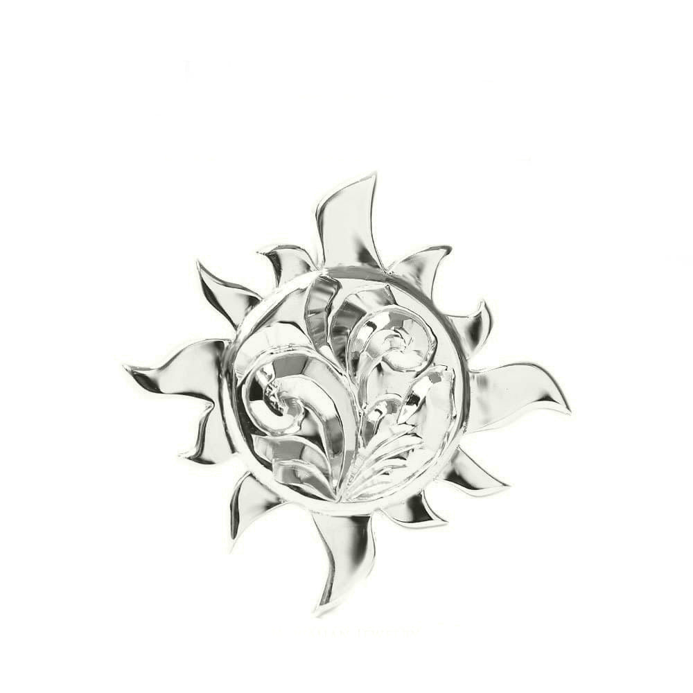 ハワイアン サン ( 太陽 ) ペンダントトップ L表題/ハワイアンジュエリーブランドPUAALLY(プアアリ)