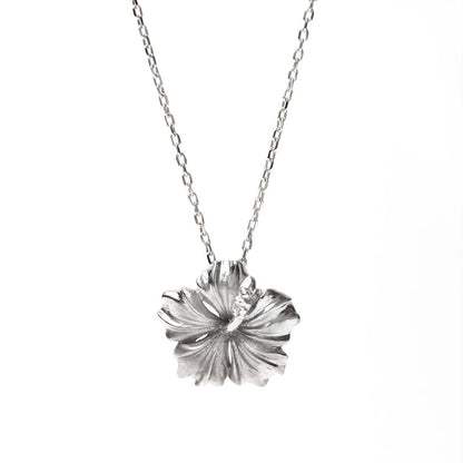 ハワイアン ハイビスカス シンプル ペンダントトップ表題/ハワイアンジュエリーブランドPUAALLY(プアアリ)