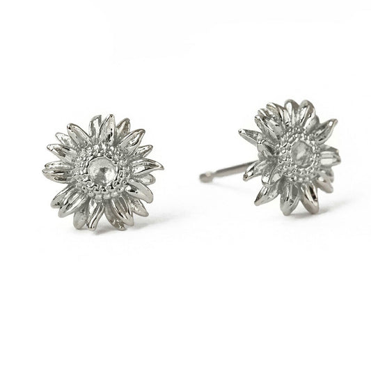 Pt900 ハワイアン サンフラワー ピアス表題/ハワイアンジュエリーブランドPUAALLY(プアアリ)