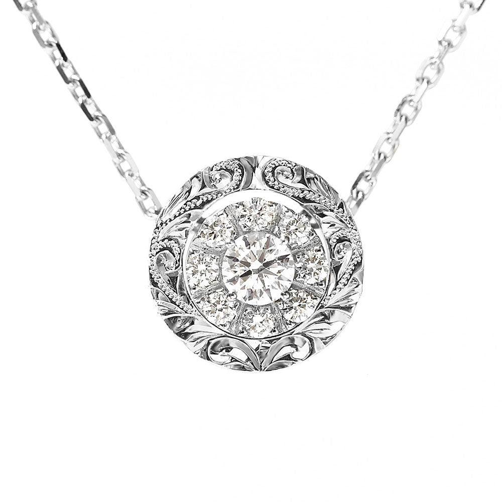 Pt900 0.3ct エンゲージ ネックレス Ala アラ-道-