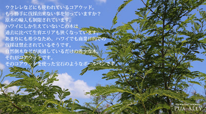 コアウッドの説明画像/ハワイアンジュエリーブランドPUAALLY(プアアリ)