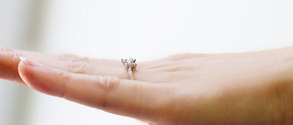 K18 0.3ct エンゲージリング Hoku le´a-幸せの星-