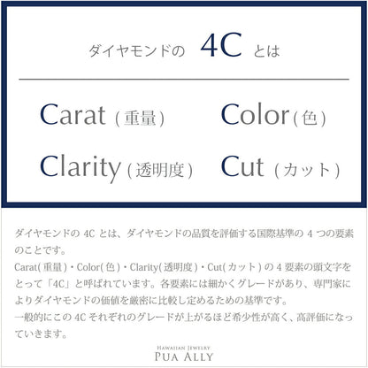 レディメイドプロポーズリング 0.3ct プルメリア4C-1