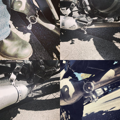 SV925 ハワイアン ガーディアンベル　バイク取付画像/ハワイアンジュエリーブランドPUAALLY(プアアリ)