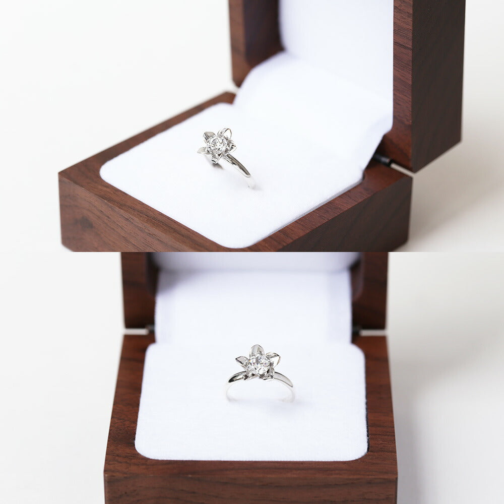 レディメイドプロポーズリング 0.3ct プルメリアイメージ
