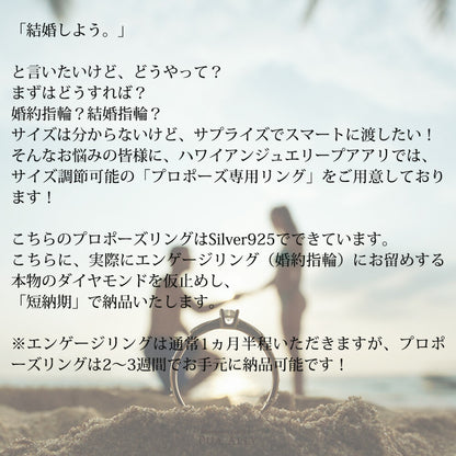 プロポーズリング 0.2ct Le'a-喜び-