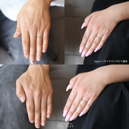 K14 バレル 4mm幅 1.5mm厚【インサイド】オーダーリング