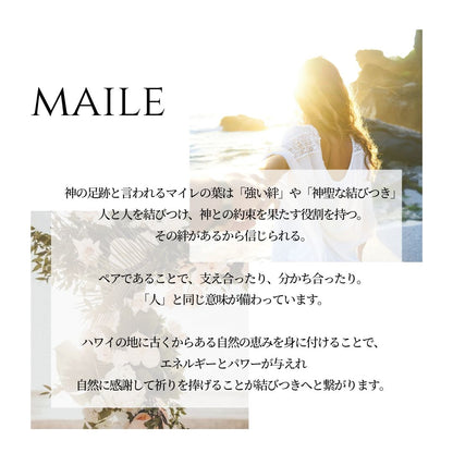 ハワイアン エターナルマイレ ピアス意味画像/ハワイアンジュエリーブランドPUAALLY(プアアリ)
