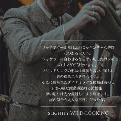 ハワイアン ヘビー ソリッドリング意味画像/ハワイアンジュエリーブランドPUAALLY(プアアリ)