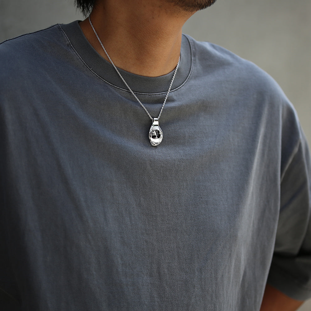 SV925 ベビースプーン ネックレス男性着用画像2/ハワイアンジュエリーブランドPUAALLY(プアアリ)